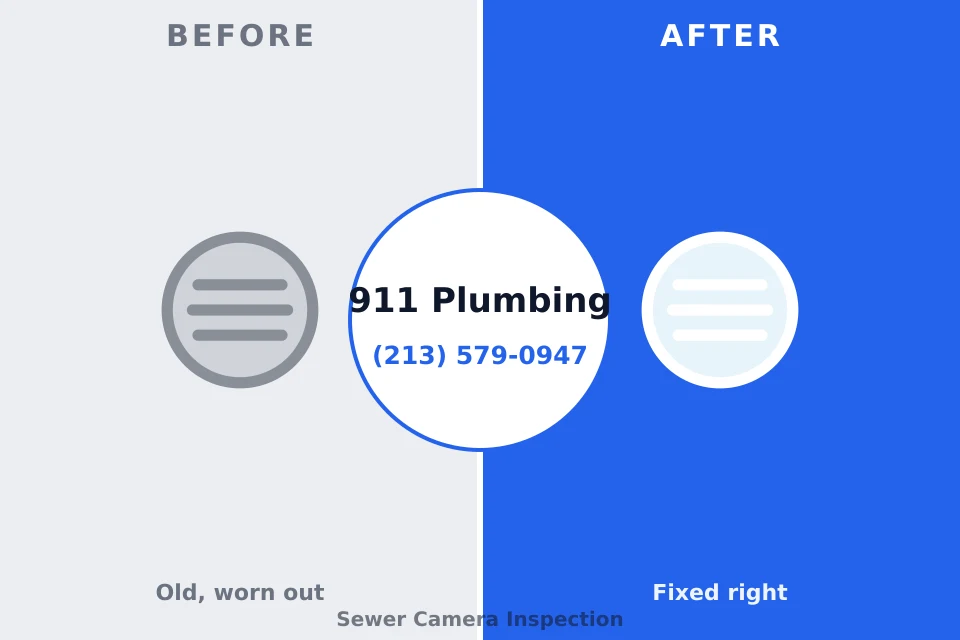 Before and after: plumbing company Normal, IL